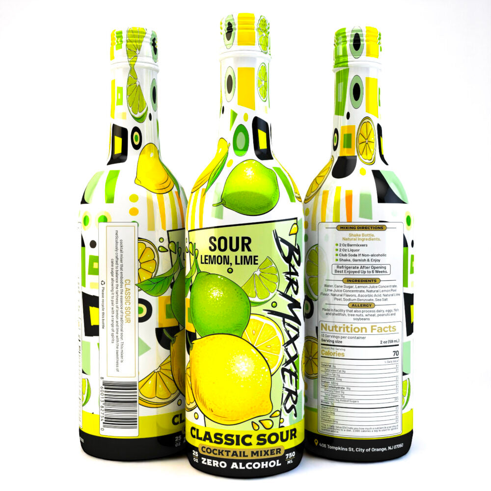 BarMixxers Classic Sour Beverage Mixer -25oz - 13 Servings