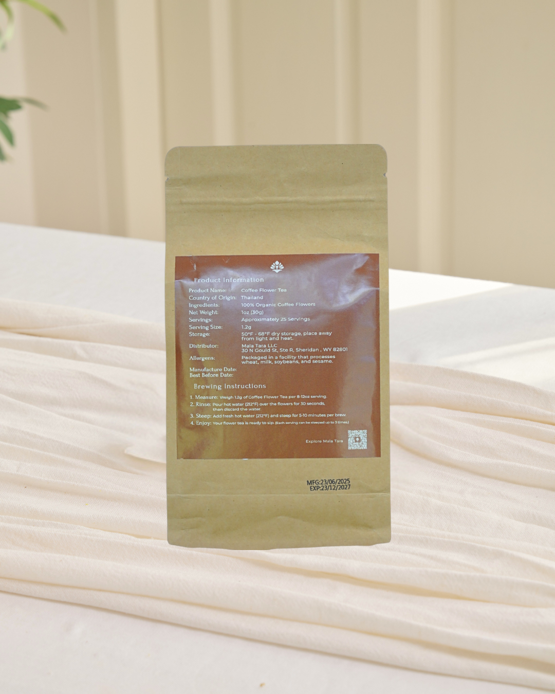 Coffee Flower Tea Pouch