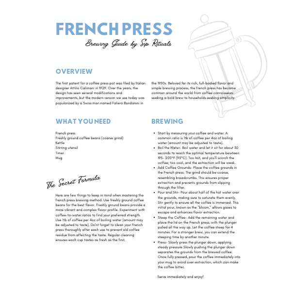 Brewing Guides