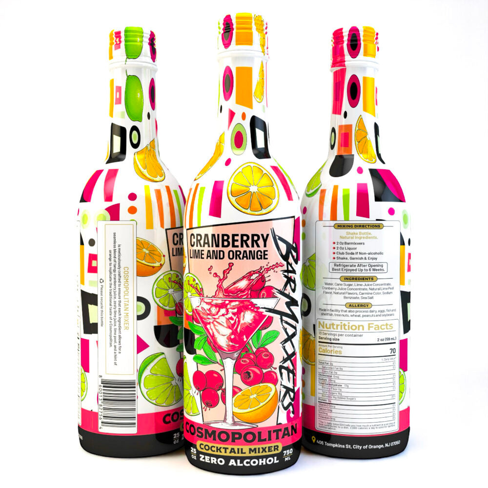 BarMixxers Classic Cosmopolitan Beverage Mixer - 13 Servings - 25oz