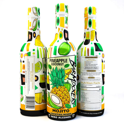 BarMixxers Pineapple Coconut Mojito Beverage Mixer - 25oz - 13 Servings