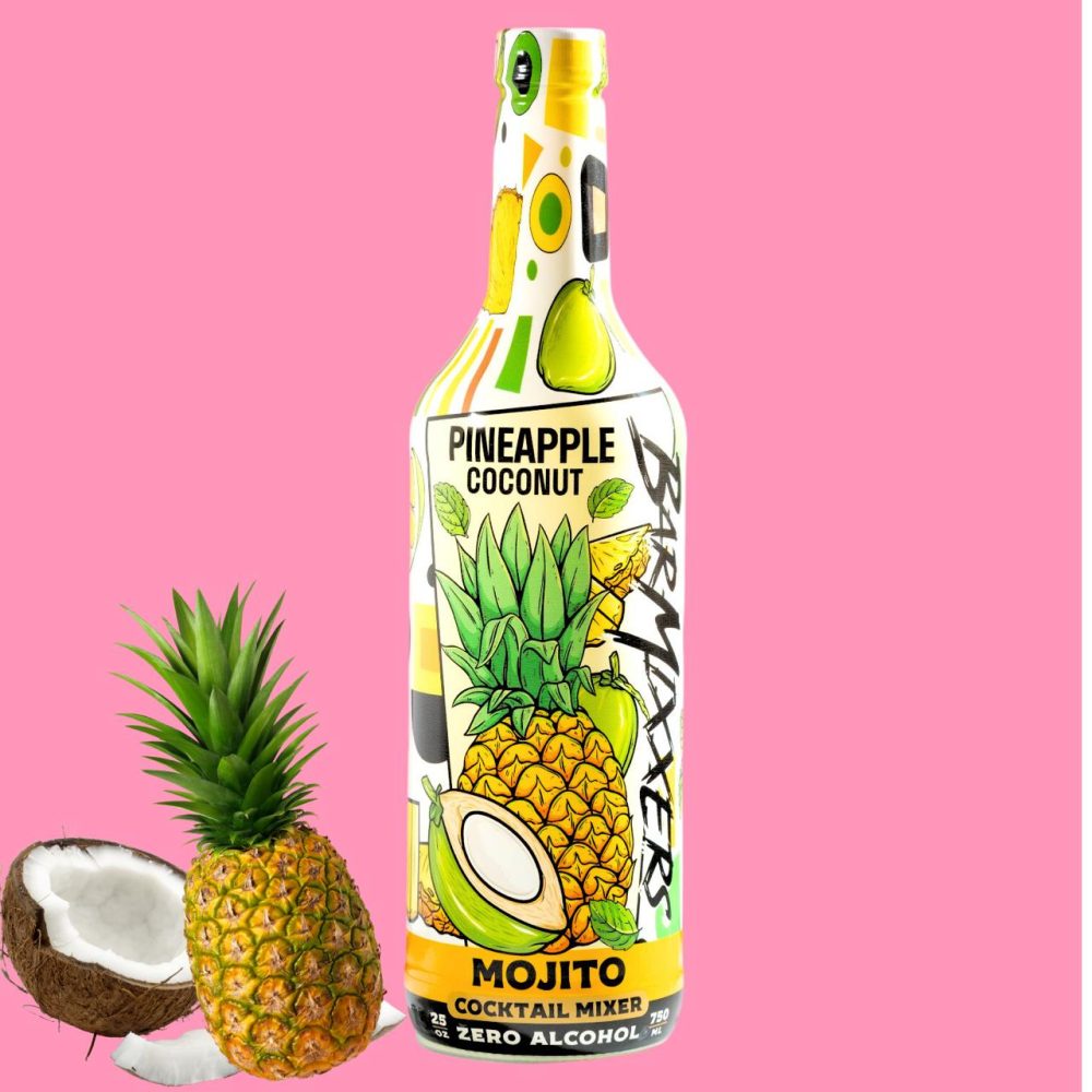BarMixxers Pineapple Coconut Mojito Beverage Mixer - 25oz - 13 Servings