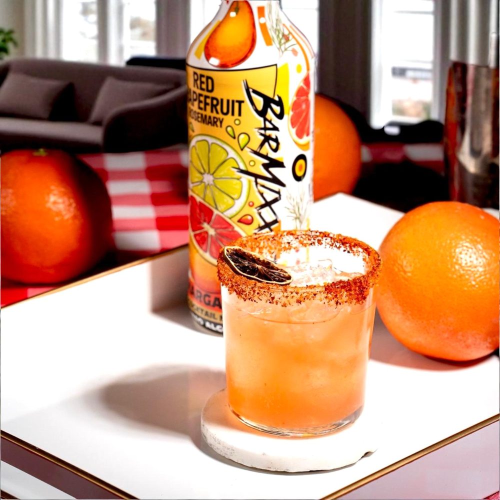 BarMixxers Red Grapefruit Rosemary Margarita Beverage Mixer - 25oz - 13 Servings