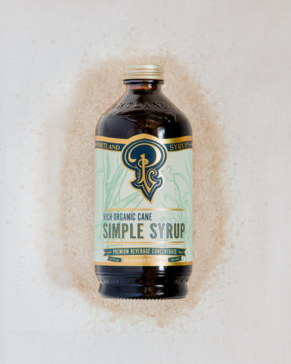 Rich Organic Cane Sugar Simple Syrup