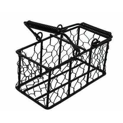 Chicken Wire Caddy for 2 Half Pint 8oz Mason Jars