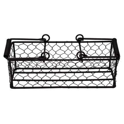 Chicken Wire Caddy for 3 Pint Mason Jars