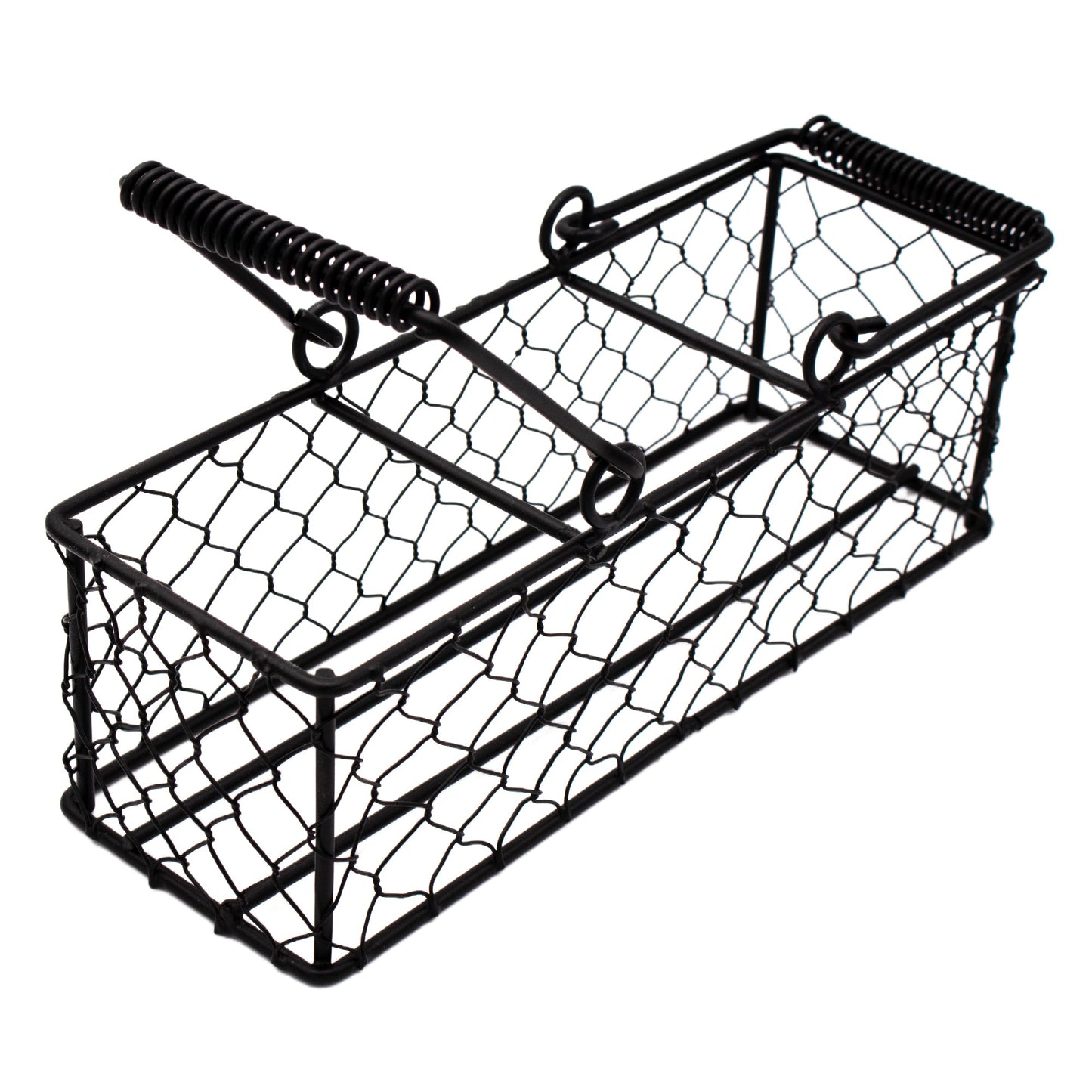 Chicken Wire Caddy for 3 Pint Mason Jars