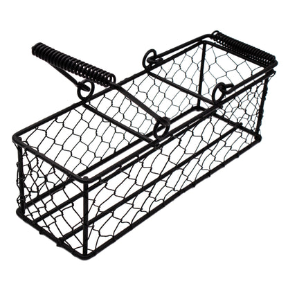 Chicken Wire Caddy for 3 Pint Mason Jars