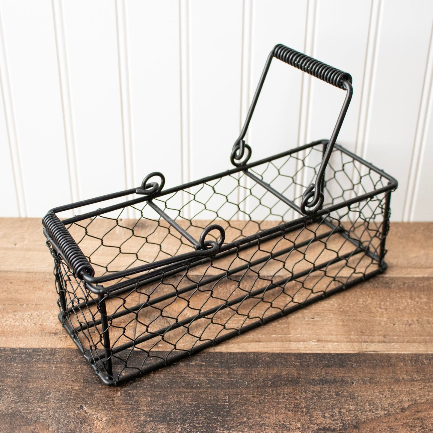 Chicken Wire Caddy for 3 Pint Mason Jars