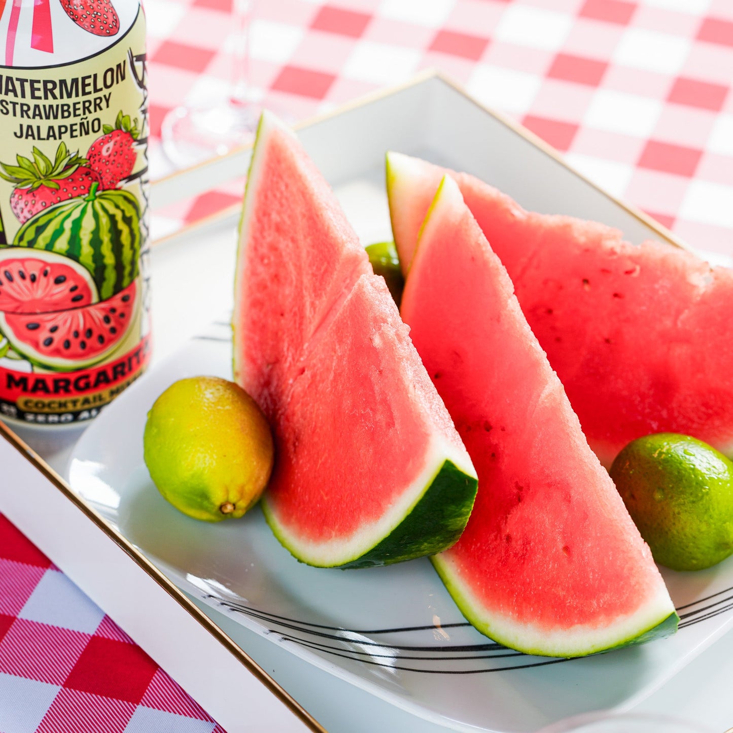 BarMixxers Watermelon Strawberry Jalapeño Margarita Beverage Mixer - 25oz - 13 Servings