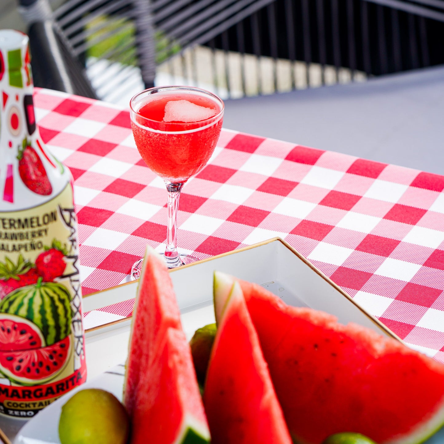 BarMixxers Watermelon Strawberry Jalapeño Margarita Beverage Mixer - 25oz - 13 Servings